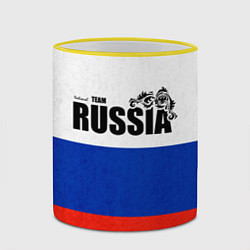 Кружка 3D Russia, цвет: 3D-желтый кант — фото 2