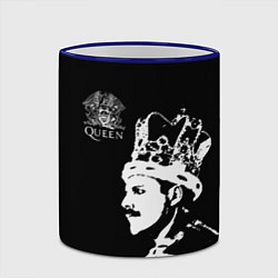 Кружка 3D Queen, цвет: 3D-синий кант — фото 2