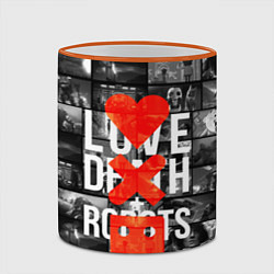 Кружка 3D LOVE DEATH ROBOTS LDR, цвет: 3D-оранжевый кант — фото 2