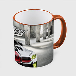 Кружка 3D Need for Speed, цвет: 3D-оранжевый кант