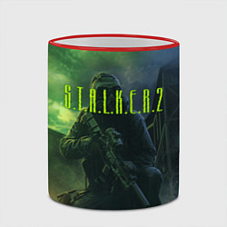 Кружка 3D STALKER 2, цвет: 3D-красный кант — фото 2