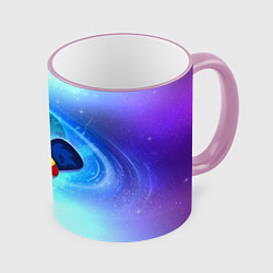 Кружка 3D Соник, цвет: 3D-розовый кант