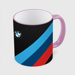 Кружка 3D BMW M PERFORMANCE, цвет: 3D-розовый кант