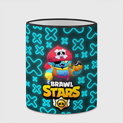 Кружка 3D Brawl Stars Pirate Gene, цвет: 3D-черный кант — фото 2