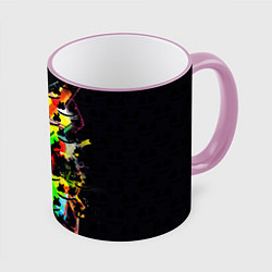 Кружка 3D MARSMELLO, цвет: 3D-розовый кант