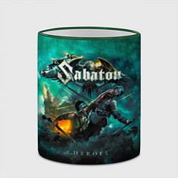Кружка 3D Sabaton, цвет: 3D-зеленый кант — фото 2