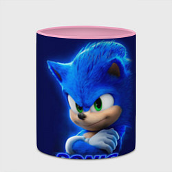 Кружка 3D SONIC, цвет: 3D-белый + розовый — фото 2