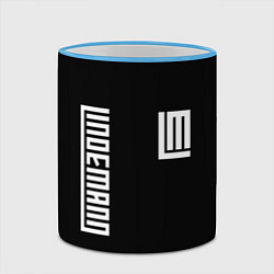 Кружка 3D LINDEMANN, цвет: 3D-небесно-голубой кант — фото 2