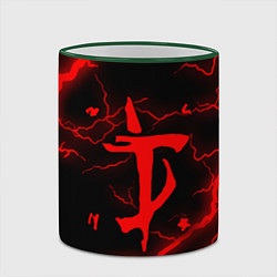 Кружка 3D DOOM ETERNAL, цвет: 3D-зеленый кант — фото 2