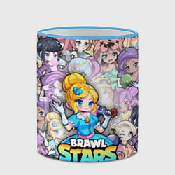 Кружка 3D BrawlStars Girls Oko, цвет: 3D-небесно-голубой кант — фото 2