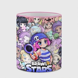 Кружка 3D BrawlStars Girls Oko, цвет: 3D-розовый кант — фото 2