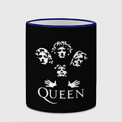 Кружка 3D QUEEN НА СПИНЕ, цвет: 3D-синий кант — фото 2