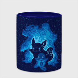 Кружка 3D Сквиртл Эша, цвет: 3D-белый + синий — фото 2