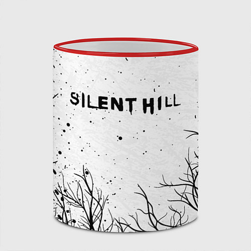 Кружка цветная SILENT HILL / 3D-Красный кант – фото 2
