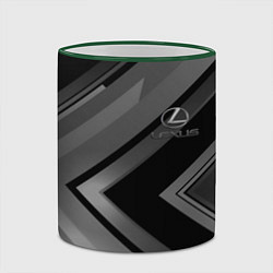 Кружка 3D LEXUS, цвет: 3D-зеленый кант — фото 2