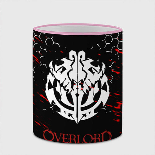 Кружка цветная OVERLORD / 3D-Розовый кант – фото 2