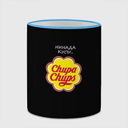 Кружка 3D Chupa chups, цвет: 3D-небесно-голубой кант — фото 2