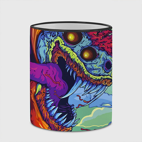 Кружка цветная HYPERBEAST / 3D-Черный кант – фото 2