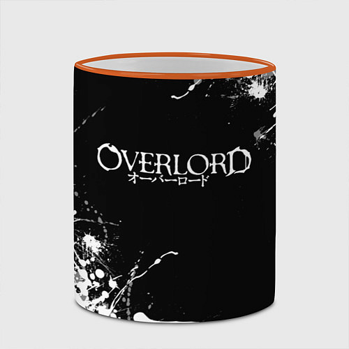 Кружка цветная Overlord / 3D-Оранжевый кант – фото 2