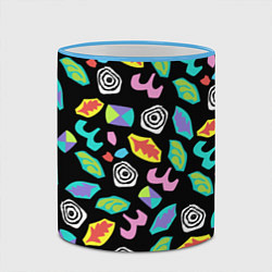 Кружка 3D Очень странные дела, цвет: 3D-небесно-голубой кант — фото 2