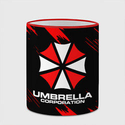 Кружка 3D Umbrella Corporation, цвет: 3D-красный кант — фото 2