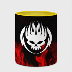 Кружка 3D THE OFFSPRING, цвет: 3D-белый + желтый — фото 2