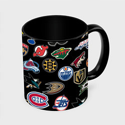 Кружка 3D NBA PATTERN, цвет: 3D-белый + черный