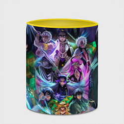 Кружка 3D KIMETSU NO YAIBA, цвет: 3D-белый + желтый — фото 2