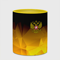 Кружка 3D РОССИЯ, цвет: 3D-белый + желтый — фото 2