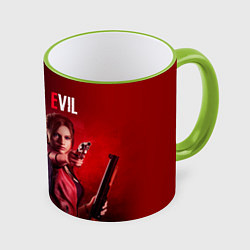 Кружка 3D Resident Evil 2, цвет: 3D-светло-зеленый кант