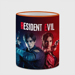 Кружка 3D Resident Evil 2, цвет: 3D-оранжевый кант — фото 2