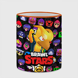 Кружка 3D BRAWL STARS CROW PHOENIX, цвет: 3D-оранжевый кант — фото 2
