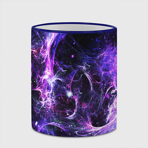Кружка цветная SPACE / 3D-Синий кант – фото 2