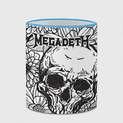 Кружка 3D Megadeth, цвет: 3D-небесно-голубой кант — фото 2