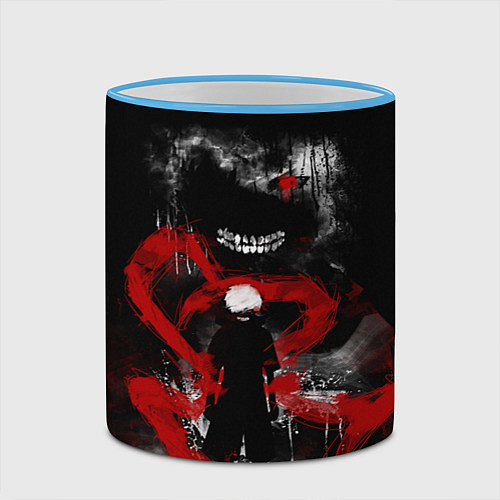 Кружка цветная TOKYO GHOUL / 3D-Небесно-голубой кант – фото 2