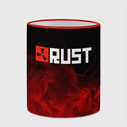 Кружка 3D RUST, цвет: 3D-красный кант — фото 2