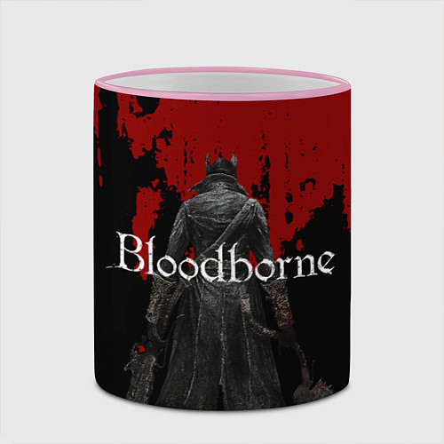 Кружка цветная Bloodborne / 3D-Розовый кант – фото 2