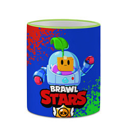 Кружка 3D BRAWL STARS SPROUT, цвет: 3D-светло-зеленый кант — фото 2