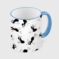 Кружка цветная Муравьи