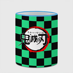 Кружка 3D KIMETSU NO YAIBA, цвет: 3D-небесно-голубой кант — фото 2