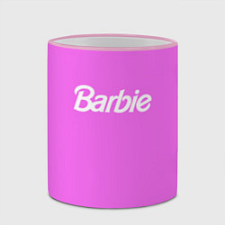 Кружка 3D Barbie, цвет: 3D-розовый кант — фото 2