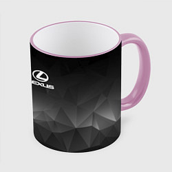 Кружка 3D LEXUS, цвет: 3D-розовый кант