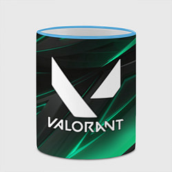 Кружка 3D VALORANT, цвет: 3D-небесно-голубой кант — фото 2