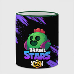 Кружка 3D Brawl Stars SPIKE, цвет: 3D-зеленый кант — фото 2