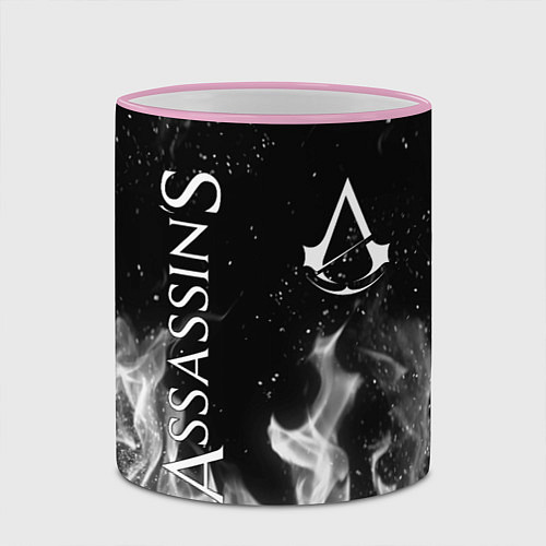 Кружка цветная ASSASSINS CREED / 3D-Розовый кант – фото 2