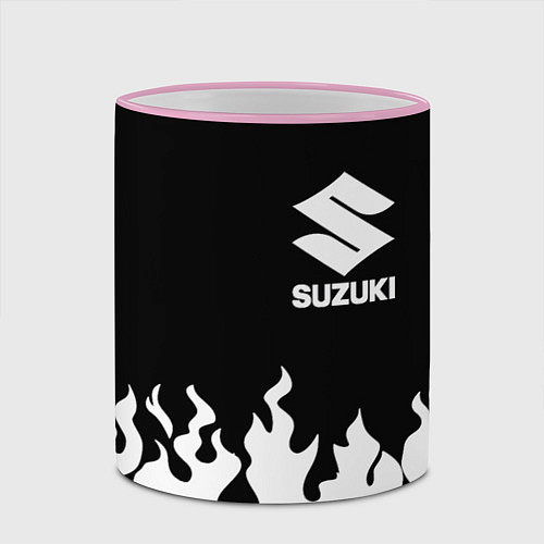 Кружка цветная SUZUKI 10 / 3D-Розовый кант – фото 2
