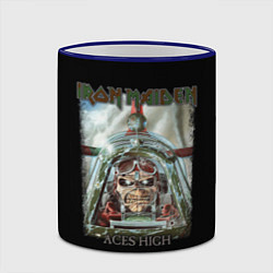 Кружка 3D Iron Maiden, цвет: 3D-синий кант — фото 2