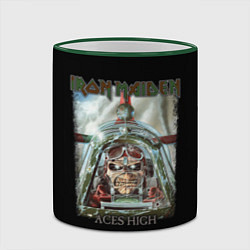 Кружка 3D Iron Maiden, цвет: 3D-зеленый кант — фото 2