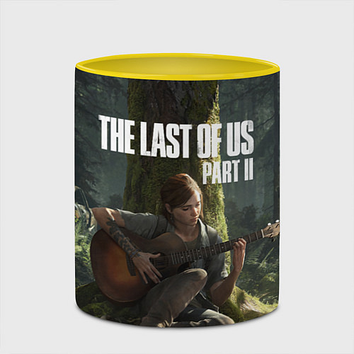Кружка цветная The Last of Us part 2 / 3D-Белый + желтый – фото 2