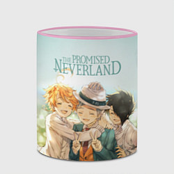 Кружка 3D The Promised Neverland, цвет: 3D-розовый кант — фото 2